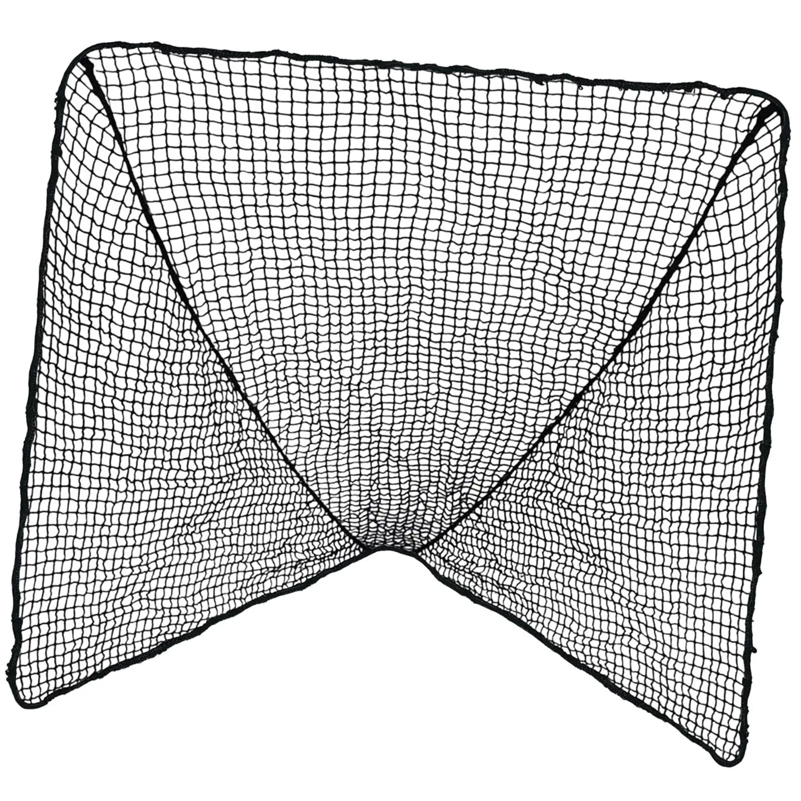 Easy Install Lacrosse Training Net Heavy Duty Portable Goal Replacement Backstop Sports Net for Field School Home