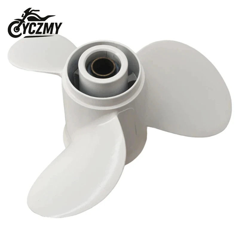

Aluminum Propeller 664-45949-02-EL size 9 7/8x13-F for Yamaha 25HP 30HP Outboard Engine 69P 61N 9-7/8x13-F 664-45949