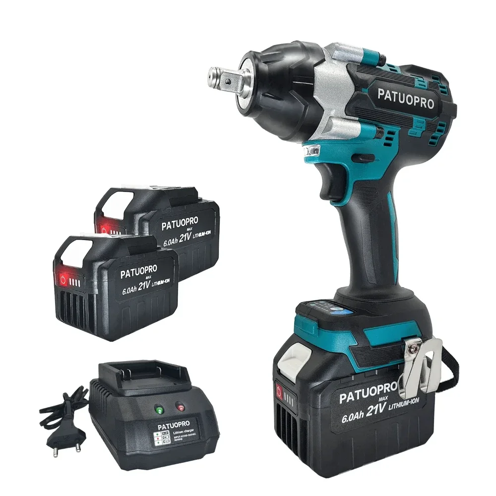 1500N.m Brushless Cordless Impact Wrench 1/2 inch High Torque Electric Wrench fit Makita 18v Battery