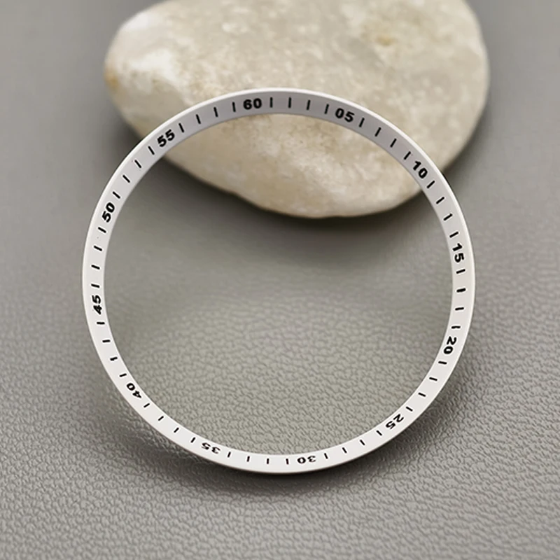 وزارة الدفاع 30.5 مللي متر ساعة الفصل خواتم صالح SKX007 SKX009 SRPD ساعة حالات البلاستيك الحلقة الداخلية NH35 NH36 ساعة يد تعمل بالحركة أجزاء استبدال