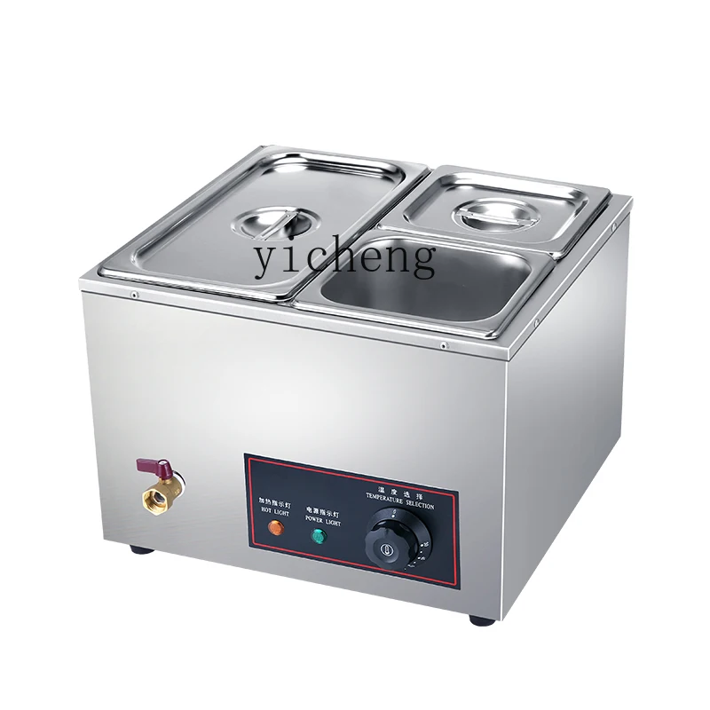 Tqh Pearl Fireless Cooker Milk Tea Shop Multi-Grid Large, Medium and Small Catering Sauce Bain Marie Electric Melting Stove