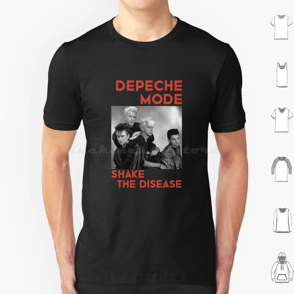 Dépéche Móde Shake The Disease T Shirt Big Size 100% Cotton Dépéche Móde Shake The Disease