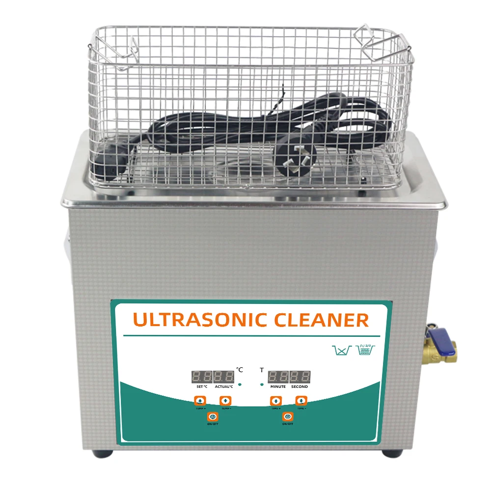 

Ultrasonic Cleaners 6.5L Small Digital Household Ultra Sonic Cleaning Machine For Dental Jewelry Tooth Labs Glasses Industry