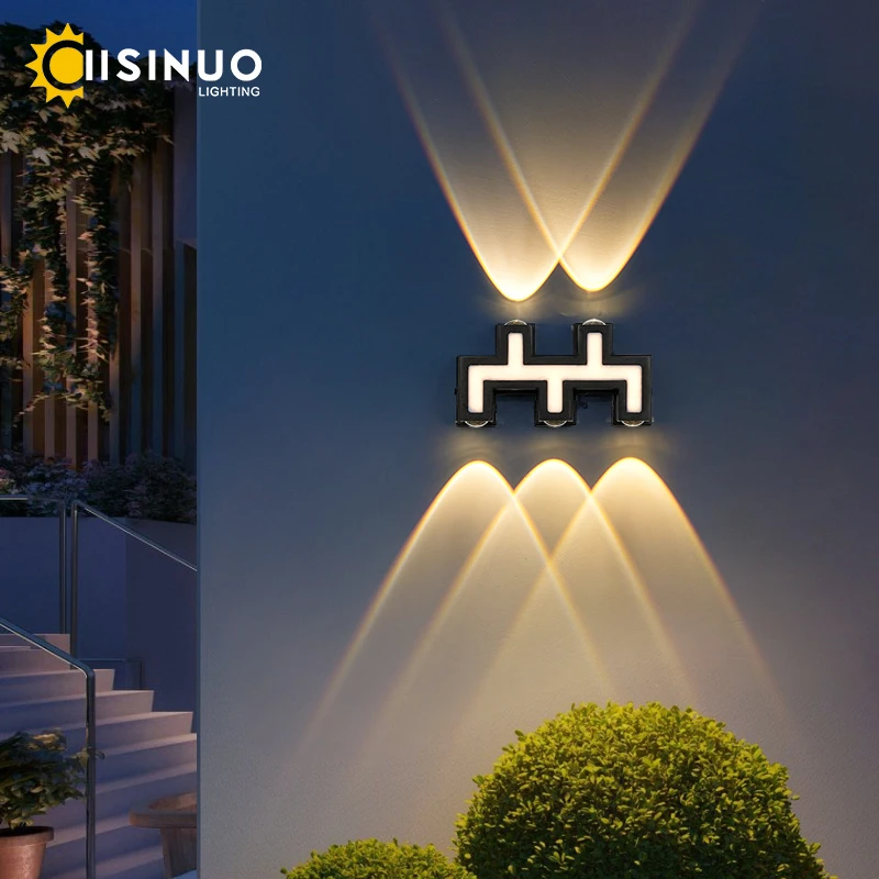 

LED Garden Wall Sconces IP65 Waterproof Outdoor Lighting Alumunim Porch Light House Patio Garage Villa Light 110V 220V Luminaire