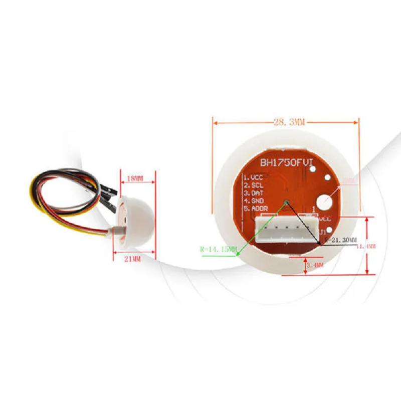 LELE Bh1750 Bh1750Fvi Chip Licht Intensität Licht Modul Licht Ball Dc5V Für