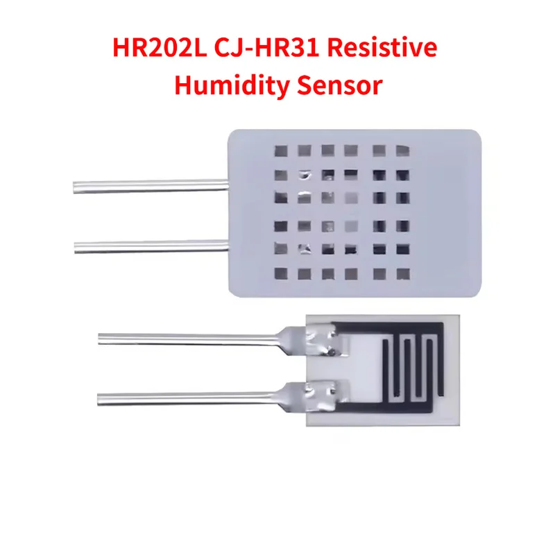 HR202L CJ-HR31 Resistive Humidity Sensor – Hygrometer Probe, 20‑95%RH, ±5% Accuracy, 31kΩ Center Value