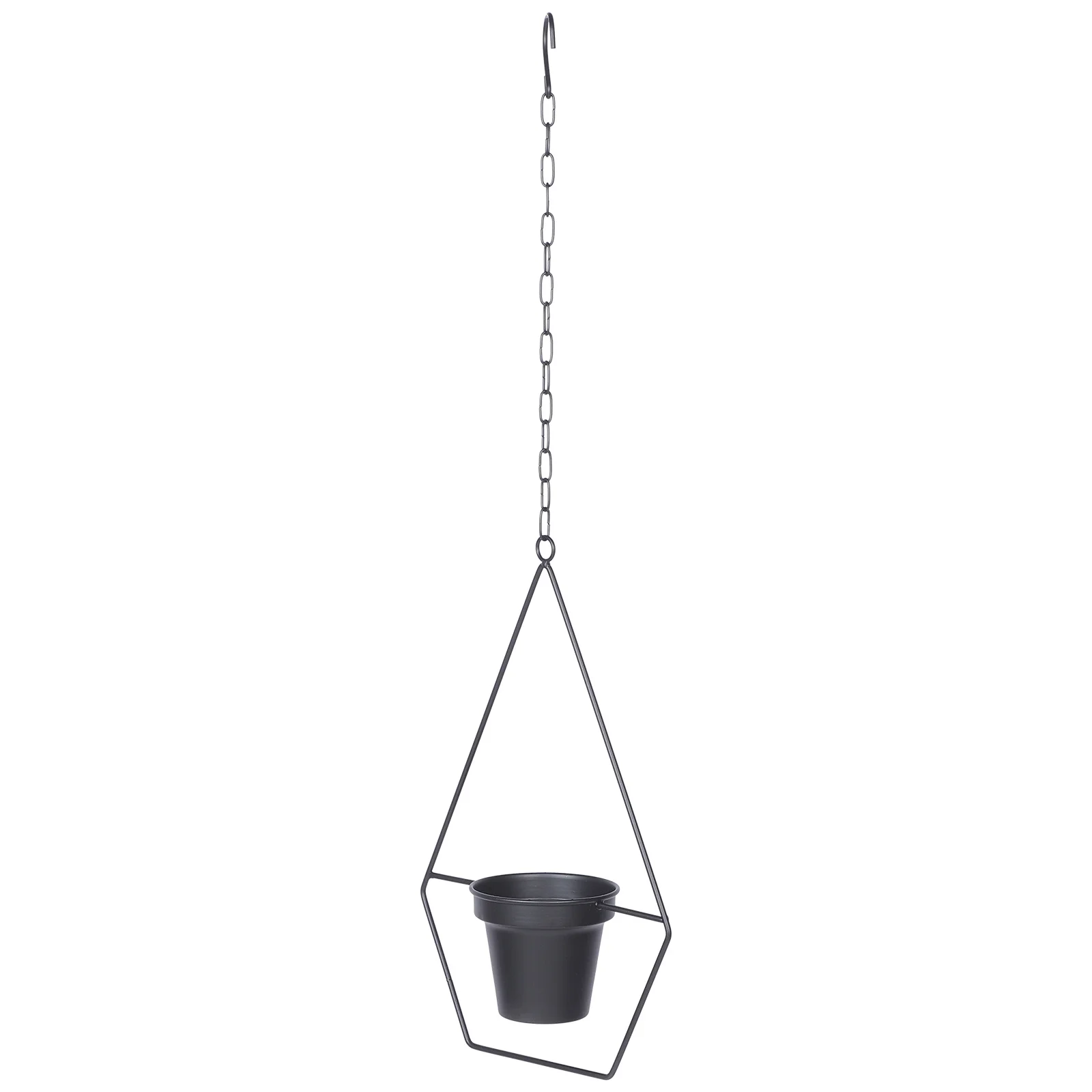 

Hanging Flowerpot Wall Plant Holder Durable Iron Drainage Holes For Indoor Outdoor Garden Balcony Fence Succulent Wall