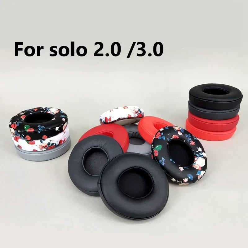 

Replacement Earpads Cushion Cover for Solo 2.0 3.0 High Quality Soft Foam Sponge Ear Pads Cushion for Beats Solo 2 3 Headphone