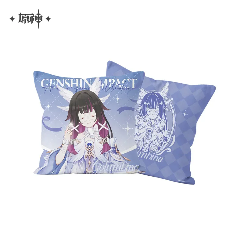 [Genuine] miHoYo Game Genshin Impact 5th Anniversary Celebration Series Cartoon Pillow Anime Prop Hug Pillow Cosplay Xmas Gifts
