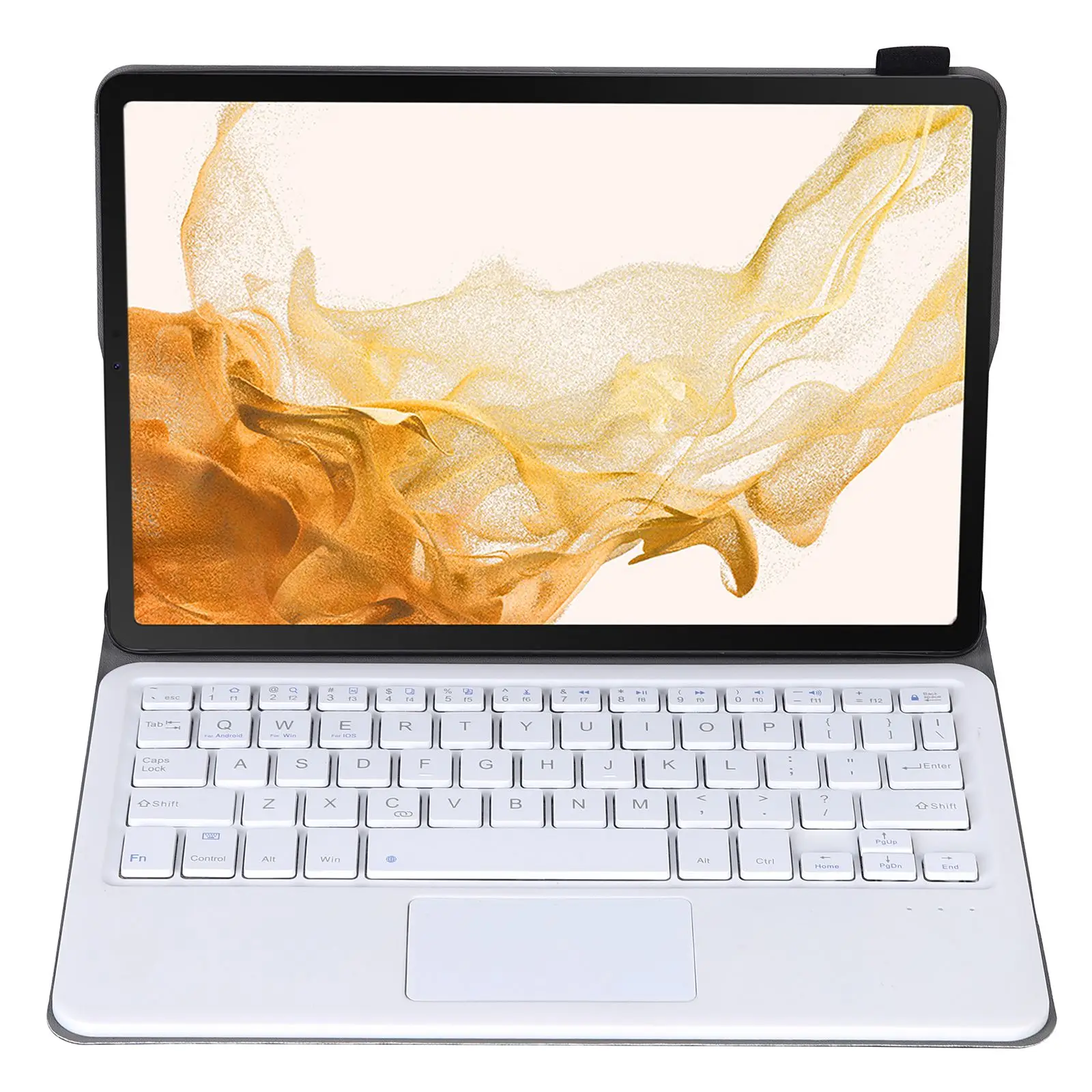 삼성 갤럭시 탭 S8(2021) SM-X700/X706용 A700-A 초박형 가죽 태블릿 보호 커버 + 블루투스 호환 키보드