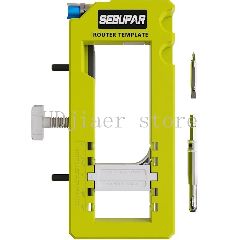 

Hinged Door Lock Hole Locator, Door Hinge Mounting Kit/Mortiser Template