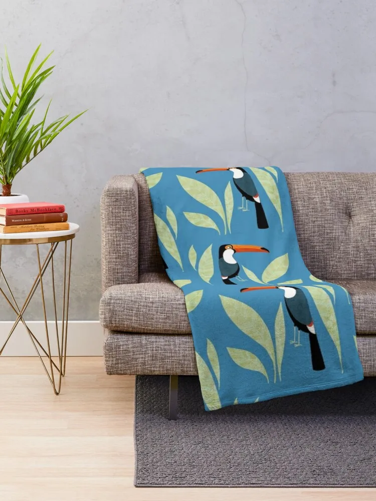 Toucan Throw Blanket for sofa christmas decoration decorative Polar Blankets