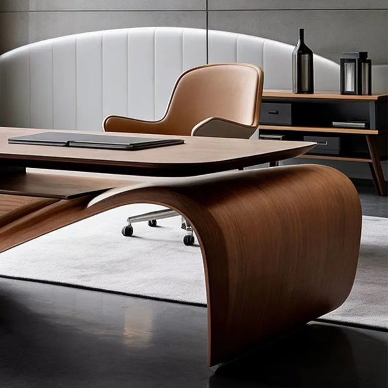 2026 custom fashion class desk black walnut new Chinese beech long desk with locker office furniture