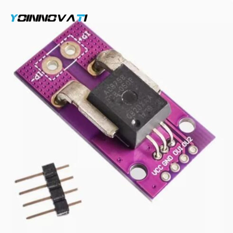 YT 1pcs - 10pcs 758 ACS758LCB-050B-PFF-T Linear Current Hall Current Sensor Module 3V To 5.5 V Single Supply Operation Newest