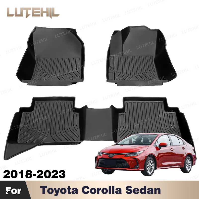 

Custom TPE Car Floor Mat For Toyota Corolla 2018-2023 2022 2021 2020 2019 Carpet Cover Waterproof Protector Accessories parts