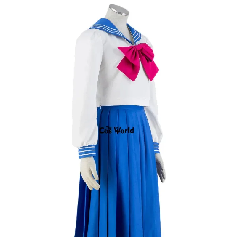 

Moon Tsukino Usagi School Uniform Sailor Suit Tops Skirt Outfit Anime Customize Cosplay Costumes