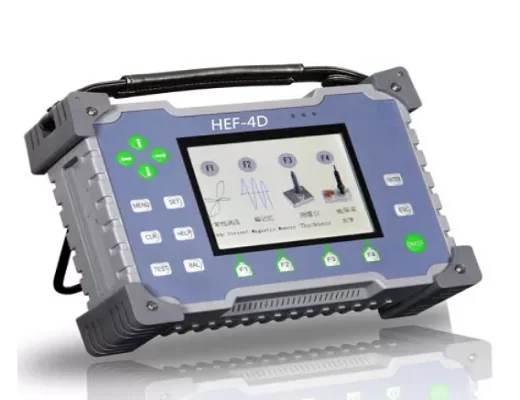 Intelligent Dual Frequency Eddy Current Testing Flaw Detector Portable Thickness Gauge HEF-2D