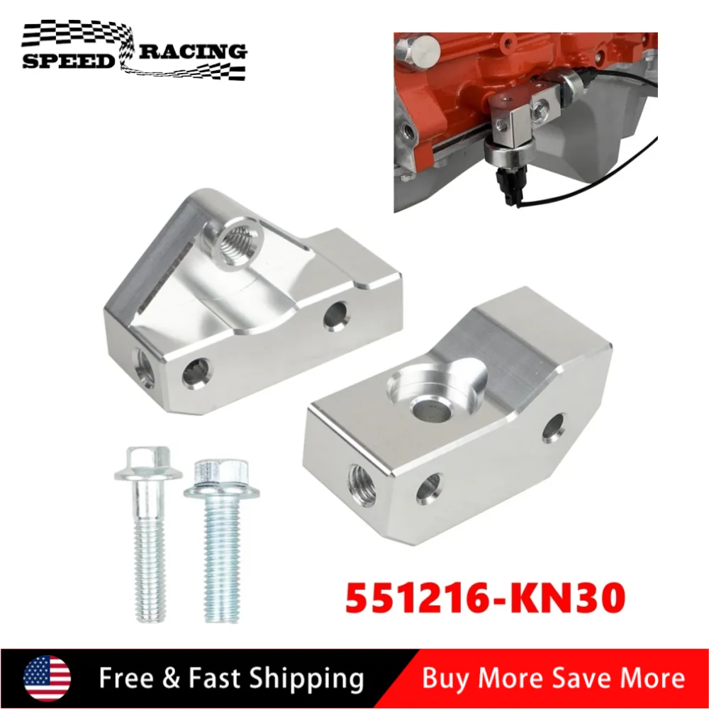 551216-KN30 Knock Sensor and Hardnesses Relocation Bracket Kit for LS1 LM7 LR4 LQ4 LS6 L59 LQ9 LM4 and L33.cc Engines EM-1070