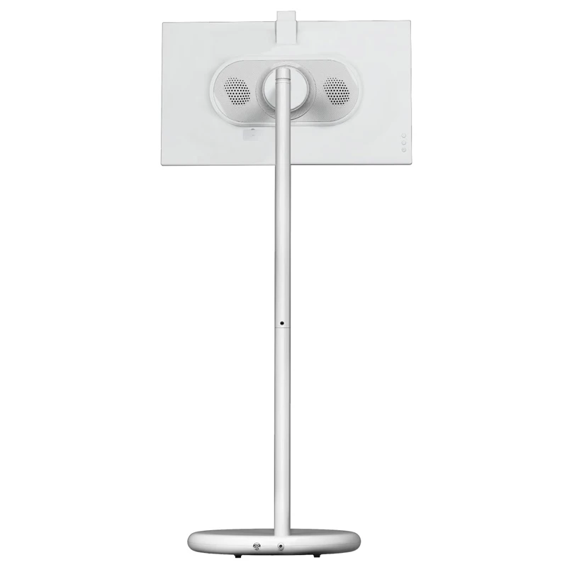 Smart TV 27-Zoll-LCD-HDTV mit LED-Hintergrundbeleuchtung, 27000 mAh Akku, tragbarer Touchscreen, Android 15 Bodenständer mit 1300 W Kamera