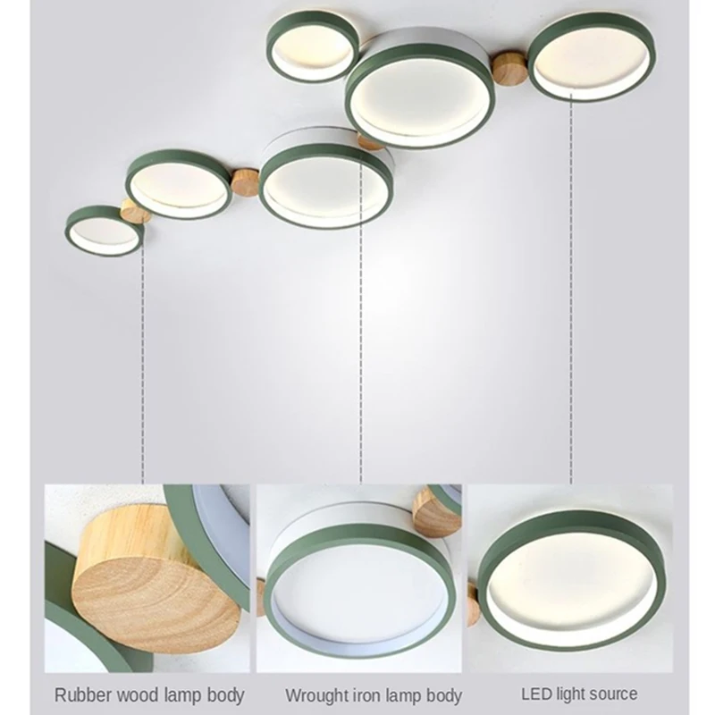 Modern Living Room Bedroom LED Ceiling Light Hotel Library Villa Dining Room Corridor Light Creative Dining Table Ceiling Lamp