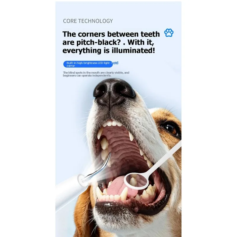 ABUN-Automatic Tartar Removal For Pets-Smart Visual Ultrasonic Scaler& Teeth Whitening Device For Home Use