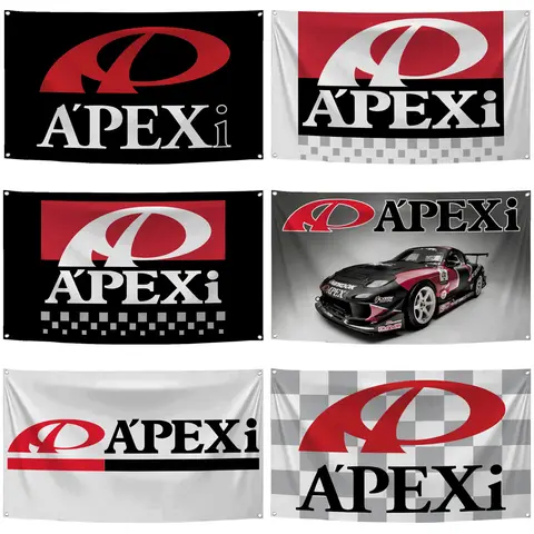 2×3ft 3×5ft Apexis Flag Polyester Digital Printed Racing Car Banner Tapestry Curtain For Decor 8 best sales apexi - №4