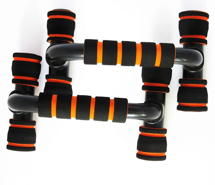 Oefenapparatuur H-vormige Fitness Push Up Bar Stands met schuimhandvat