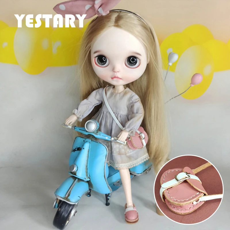 YESTARY BJD Doll Clothes Backpack 20cm Doll Clothes 1/6 Bjd Doll Accessories Miniature Items DIY Messenger Bag For Blythe Barbie