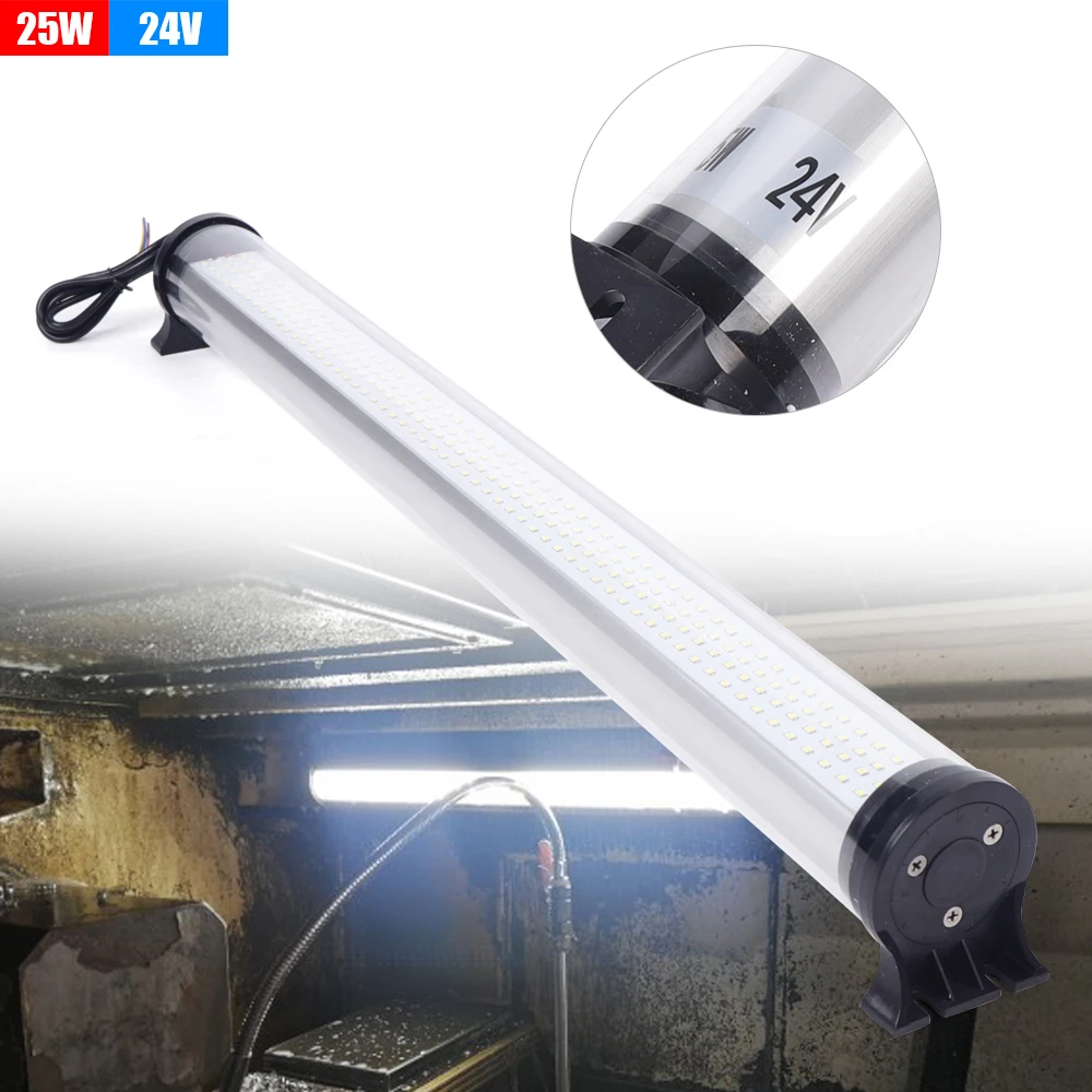 

Светодиодный рабочий фонарь 25 Вт с прозрачным корпусом, 360° ° Поворотное устройство для станков с ЧПУ/сварочных аппаратов