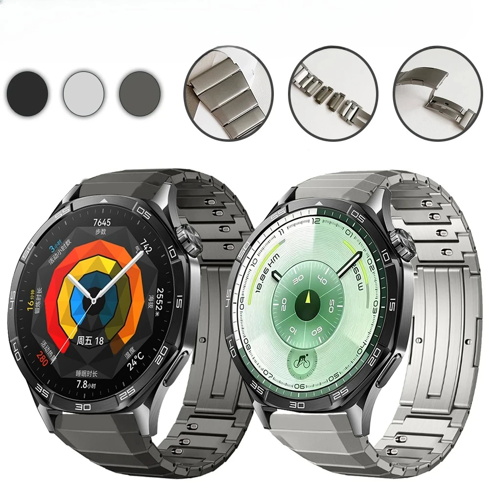 【セール中】22mm ステンレススチールバンド Huawei GT6/GT6 Pro 46mm 用 カーブコネクタデザイン ビジネスリストバンド Huawei 22mm ユニバーサルバンド用