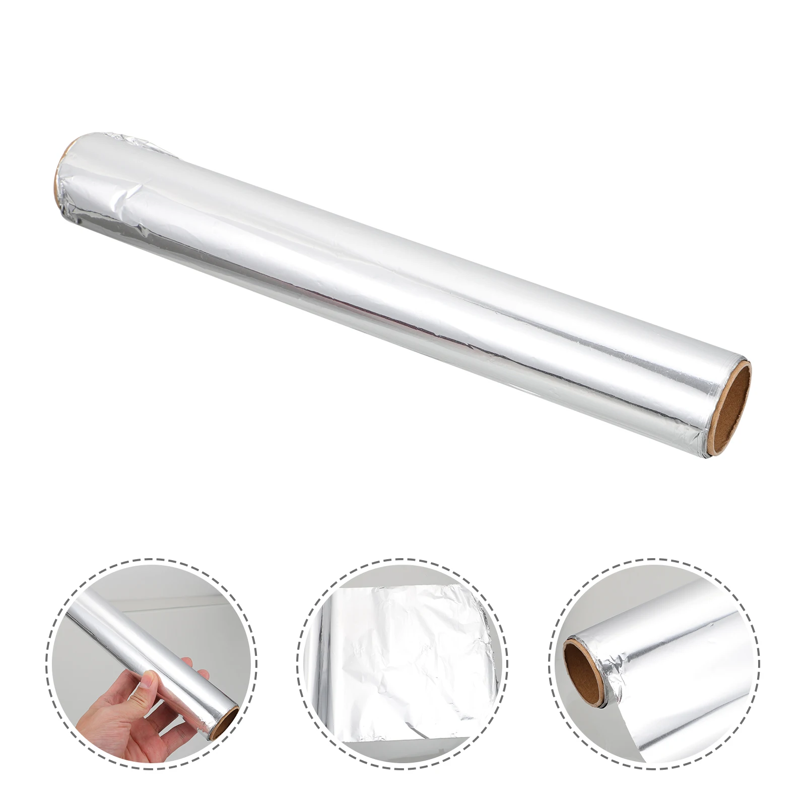 

Aluminum Tin Paper for Baking Aluminum Foil Kitchen BBQ Restaurant High Temperature Resistant Baking Tool Roll
