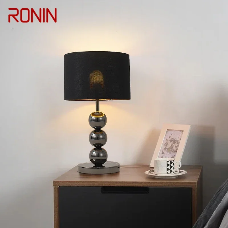 

Современная настольная лампа RONIN, персонализированная креативная детская комната, гостиная, спальня, кабинет, вилла, отель, светодиодный настольный светильник