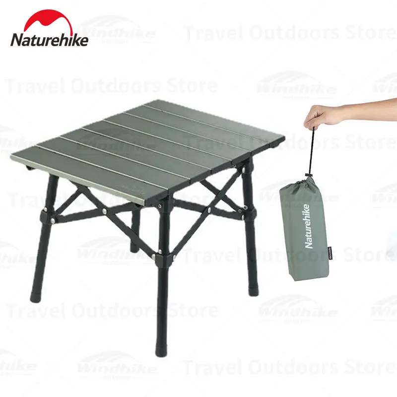 Naturehike Camping Table Ultralight Portable Aluminum Folding Table Outdoor Camp Travel Picnic Foldable Table With Storage Bag