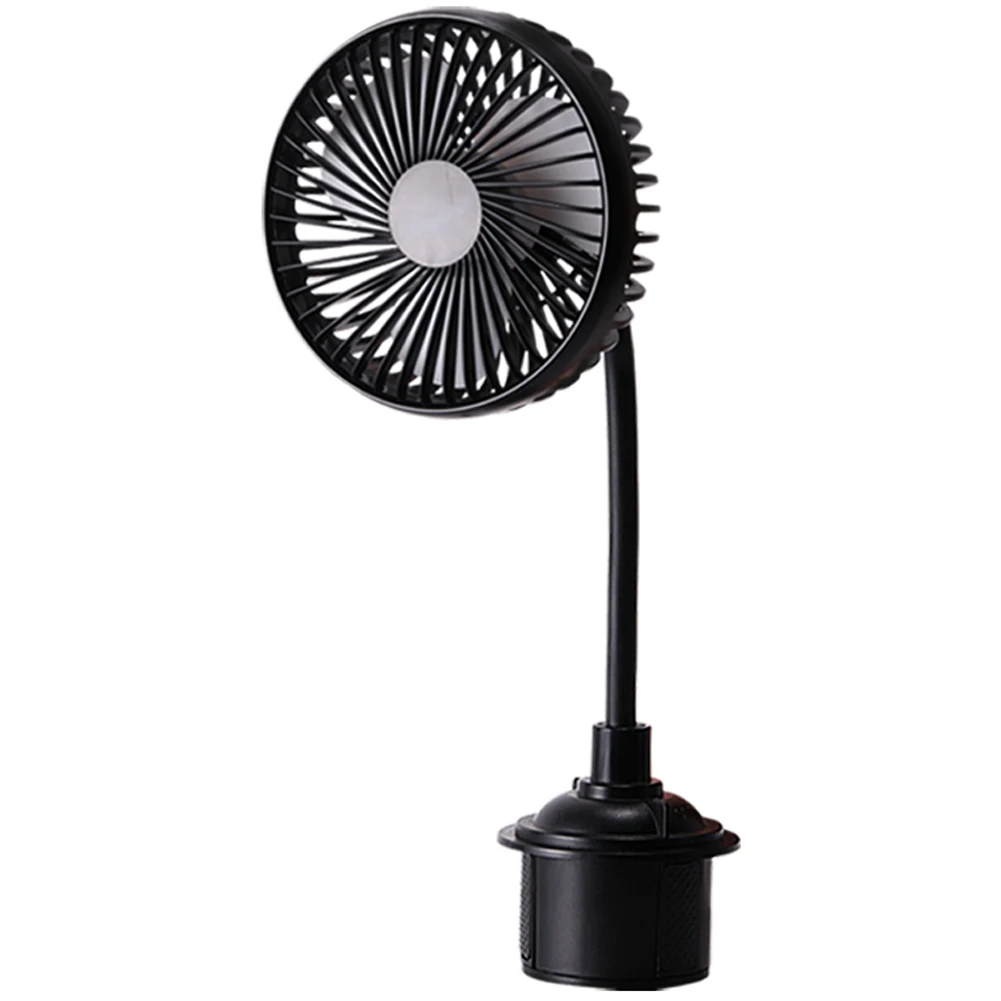 

USB 3 Speed Electric Car Fans Powerful Quiet Portable Car Cup Holder Fan Rotatable for Car Van Truck SUV RV