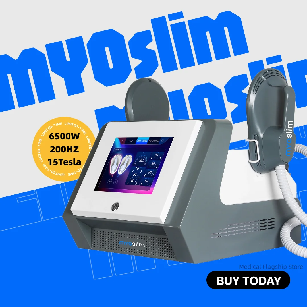 Myoslim RF NEO Slimming Machine EMS Body Sculpting Fat Burning 200HZ Weight Loss Electromagnetic Muscle