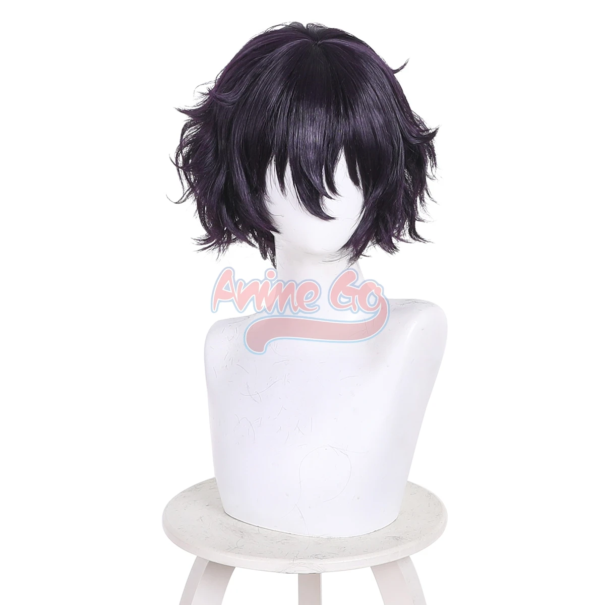 Anime Atelierr Agatto Cosplay Wig Women Agott Blackish Purple Short Hair Prop Role Play Wigs
