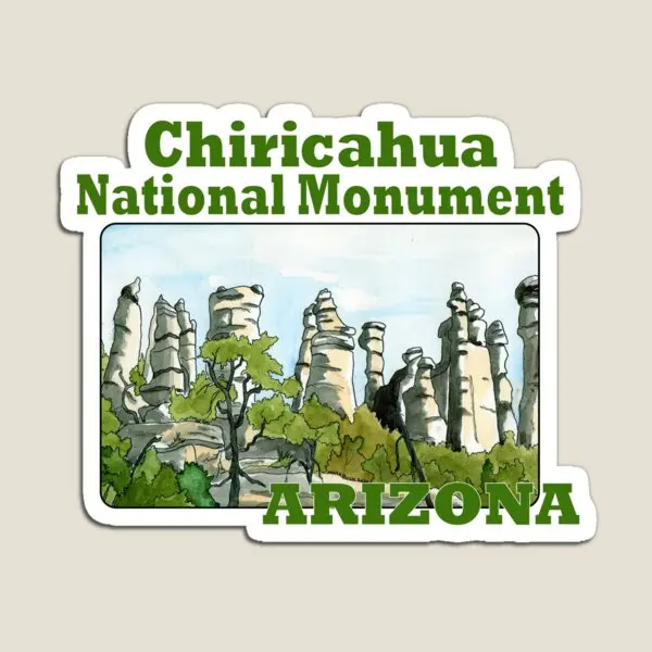 Chiricahua National Monument Arizona  Magnet Magnetic Stickers Toy Refrigerator Kids Baby  for Fridge Organizer Cute Home