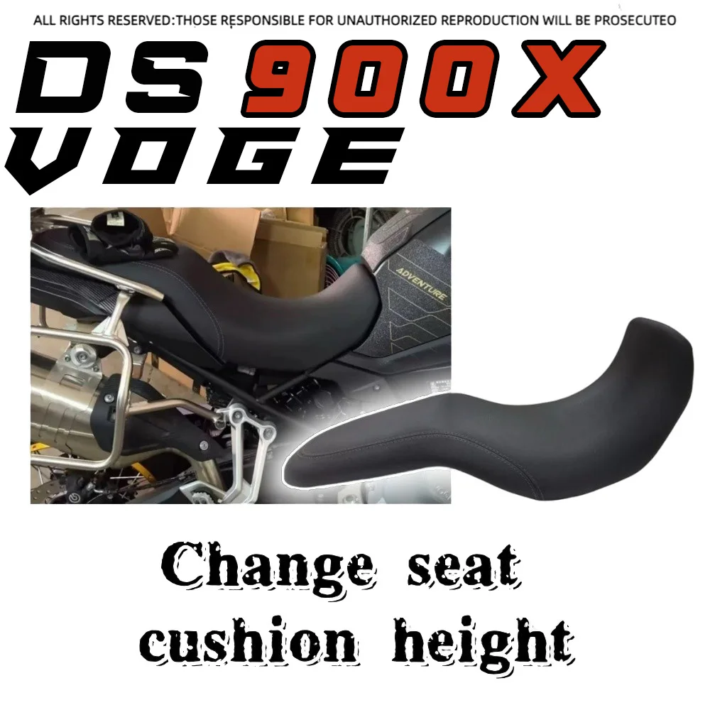 

Для модификации подушки сиденья VOEG DS900X, тонкая подушка сиденья мотоцикла с низким вырезом, модификация мягкого сиденья, узкая и толстая