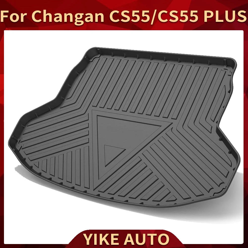 For Changan CS55 2017-2024 CS55 PLUS Auto Car Cargo Liner All-Weather TPE Non-slip Trunk Mat Waterproof Tray Trunk Carpet