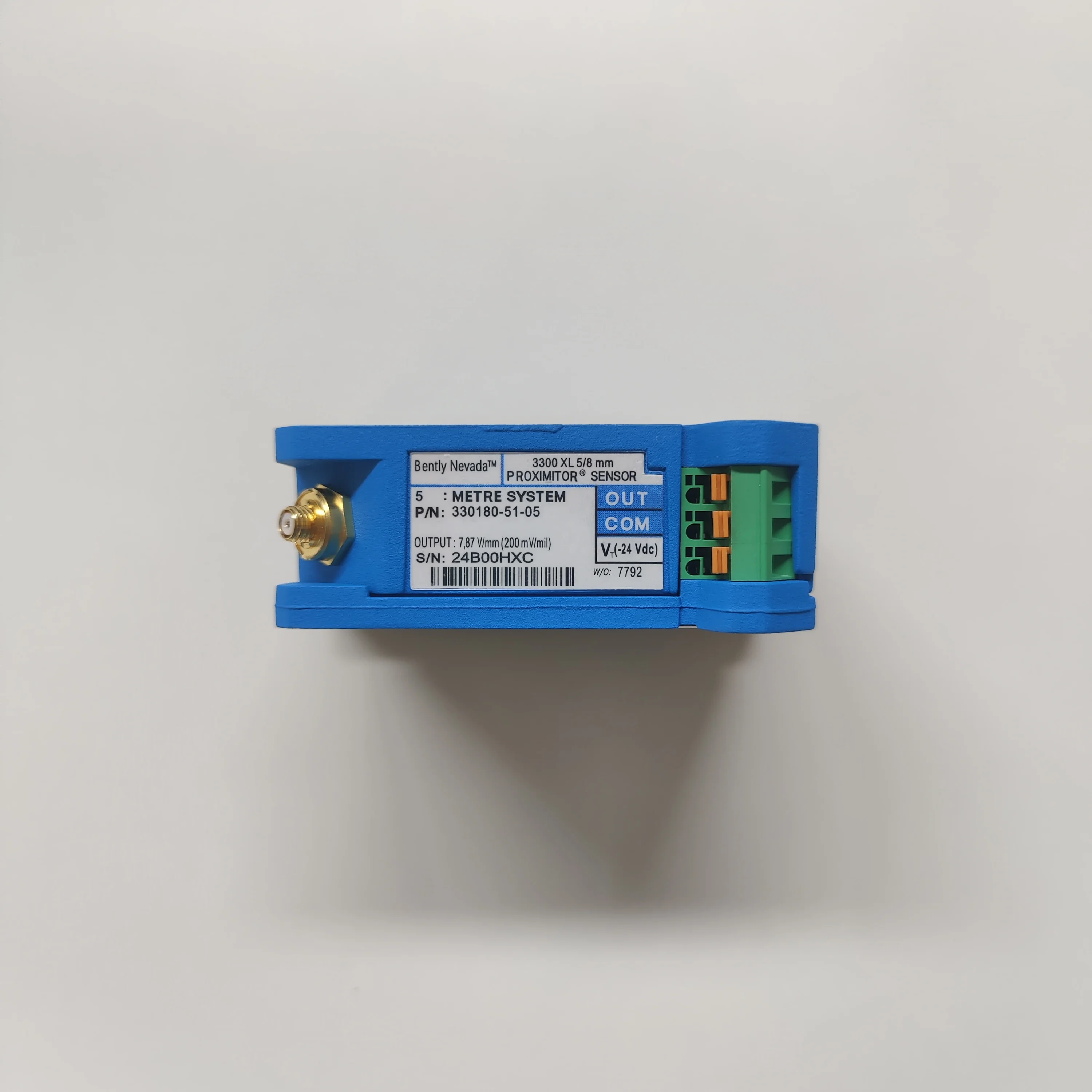 

Nevada 3300 XL 8 mm Front Sensor 330180-51-05 Short-range Sensor Connected to PLC System