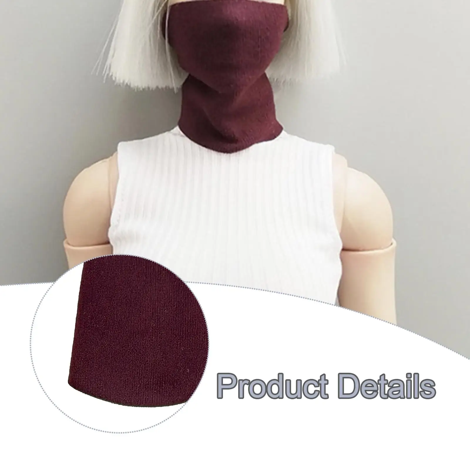 1:6 figura de ação acessórios traje boneca traje rosto moda feminina modelo em miniatura vestir-se para 12 "corpo de bonecas femininas