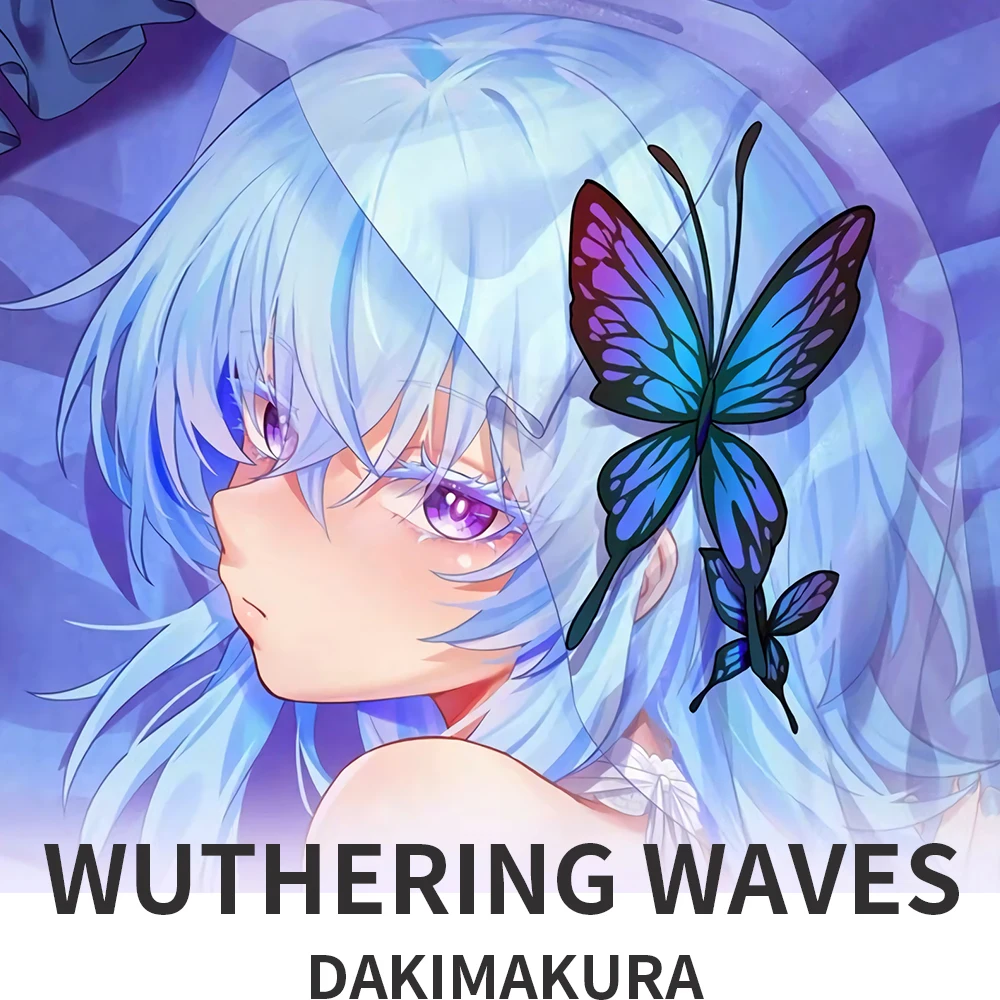 

Wuthering Waves Dakimakura Hugging Body Pillow Case Anime The Shorekeeper Pillow Cushion Cover