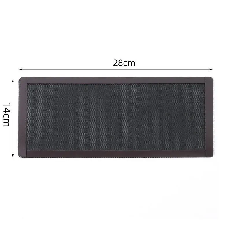 14x28mm/12x36mm PC-Gehäuse Kühlungs-Staubfilter Magnetisches PVC-Netz Lüfterabdeckung Staubdichtes Computer-Netzzubehör – Detail 8