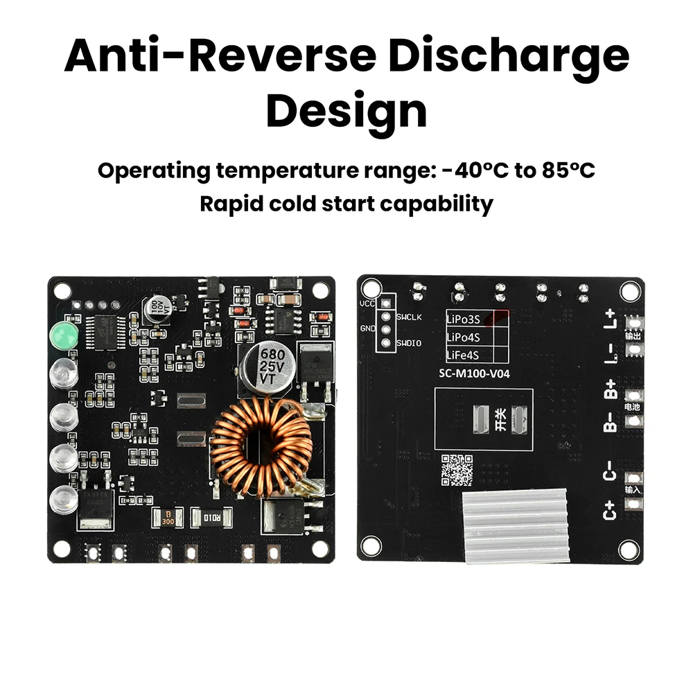 MPPT Solar Controller 12.6V 3S Lithium Battery Monitor Power Supply Module Energy Storage Charge Control for 60W 80W Solar Panel