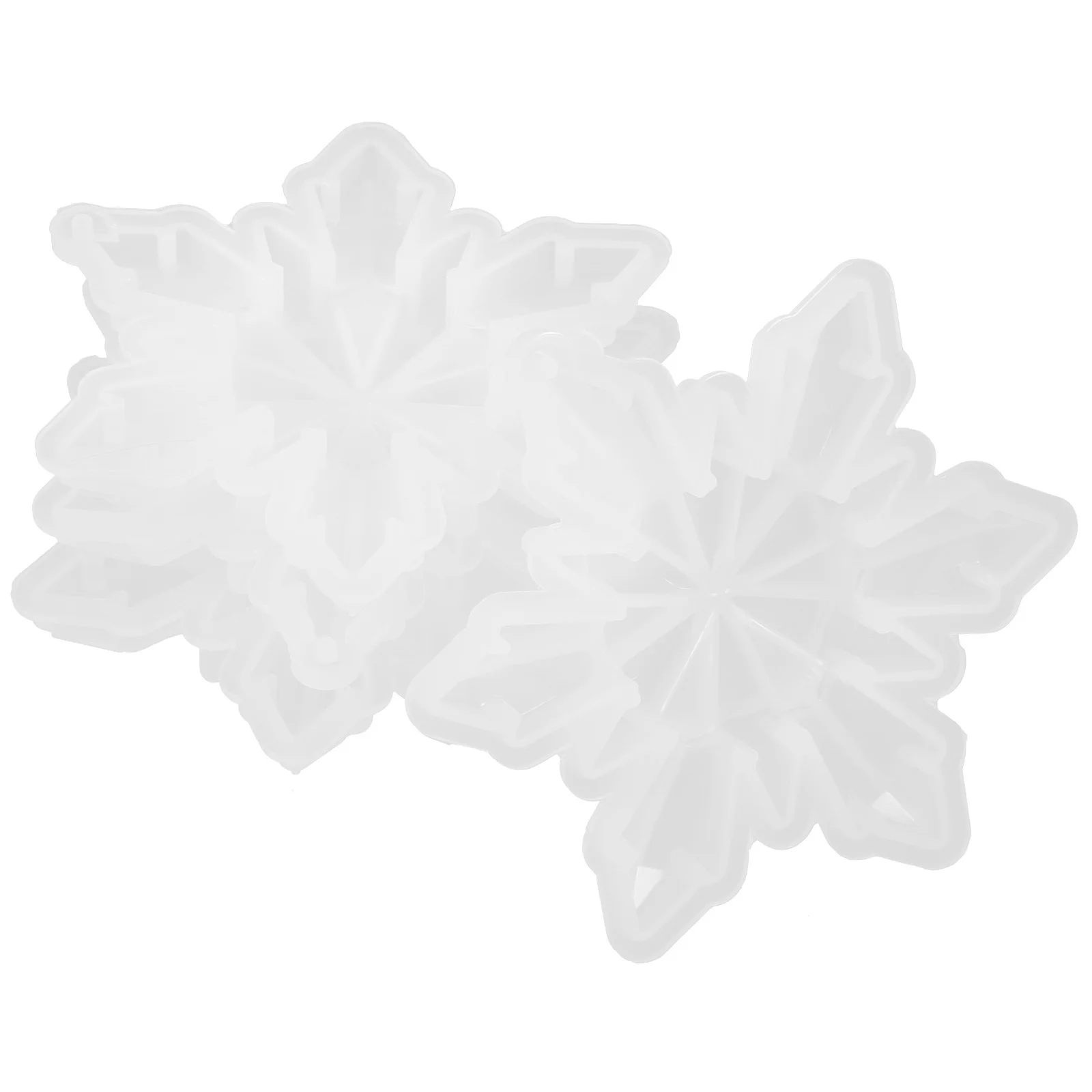 

4Pcs Flexible Silicone Snowflake Molds for DIY Epoxy Resin Casting Christmas Decor Gifts Silicone Mold Snowflake Molds