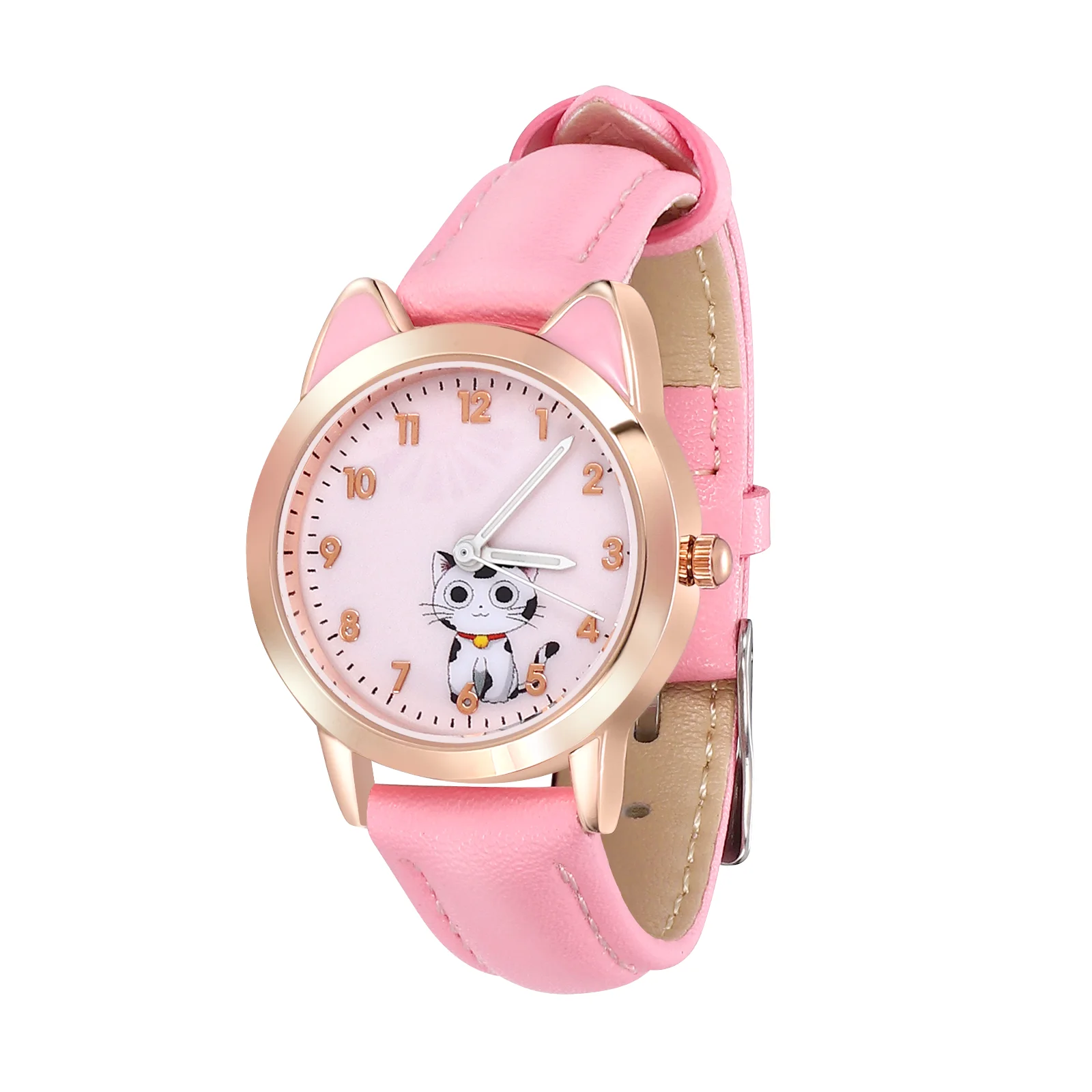 1pc Decorative Kids Watch Noctilucent Watch Children Quartz Watch Strap Watch Wrist Decoration