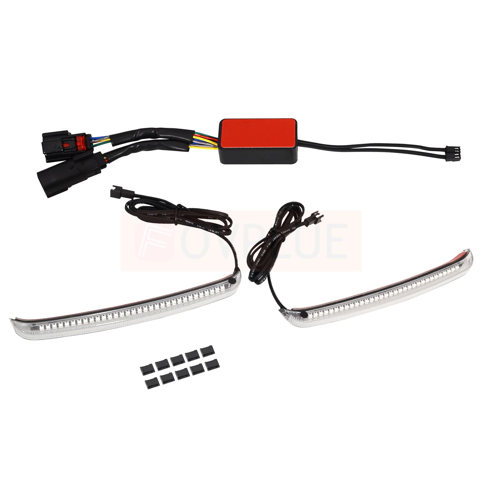 Motorcycle LED Saddlebag Tail Lamp Lights For Harley Touring CVO Road Glide Road King Street Electra Glide Ultra Limited 2014-UP