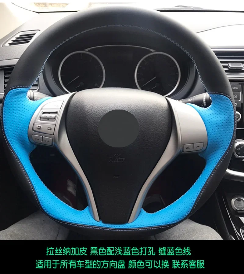 DIY Leather Car Steering Wheel Covers for Mazda 3 Axela 2017 2018 2019 Mazda 6 Atenza 2017-2019 CX-3 2018-2019 CX-9 CX-5