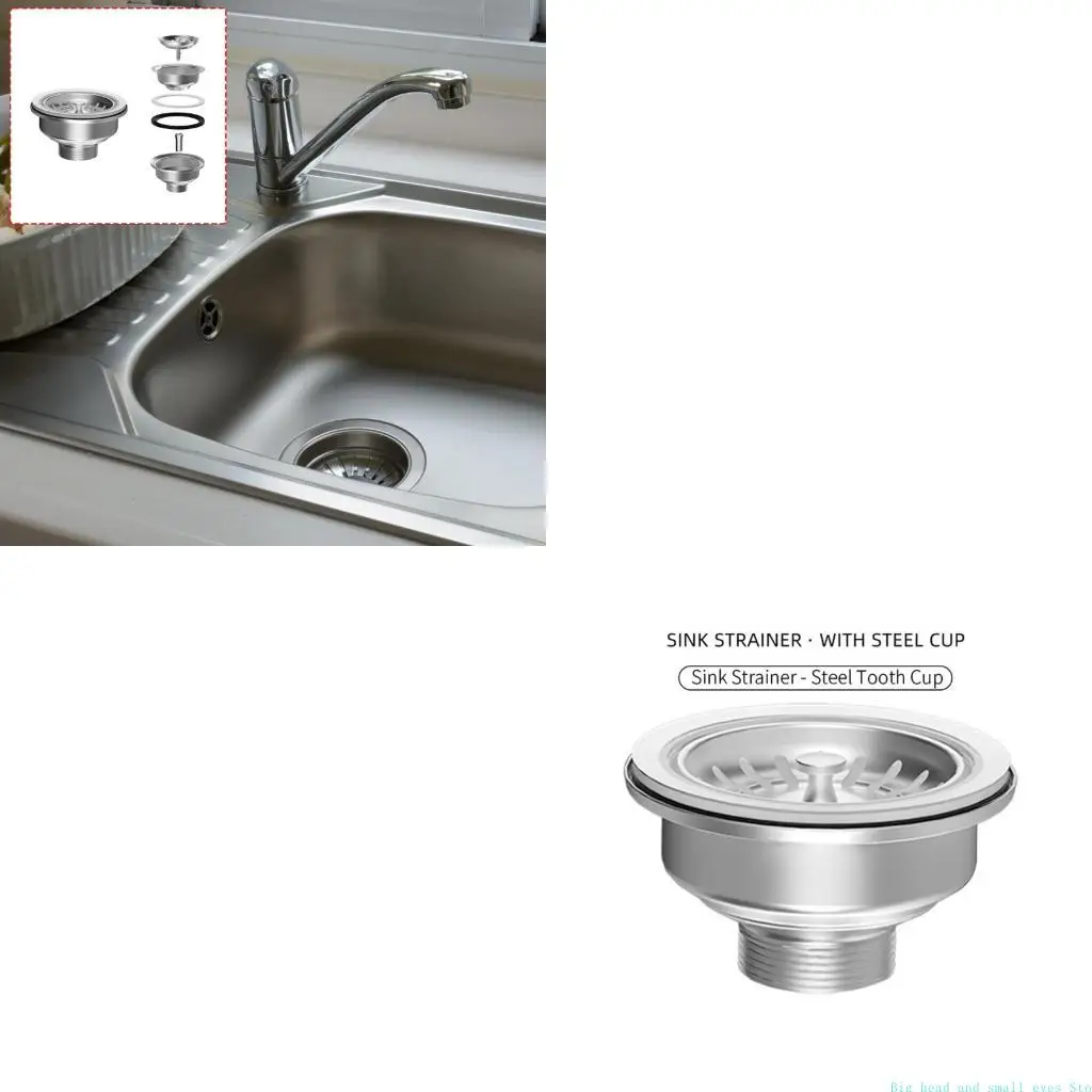 581C Bathroom Sink Drain Basket Assembly Sink Repair for Regular Care Tasks Daily