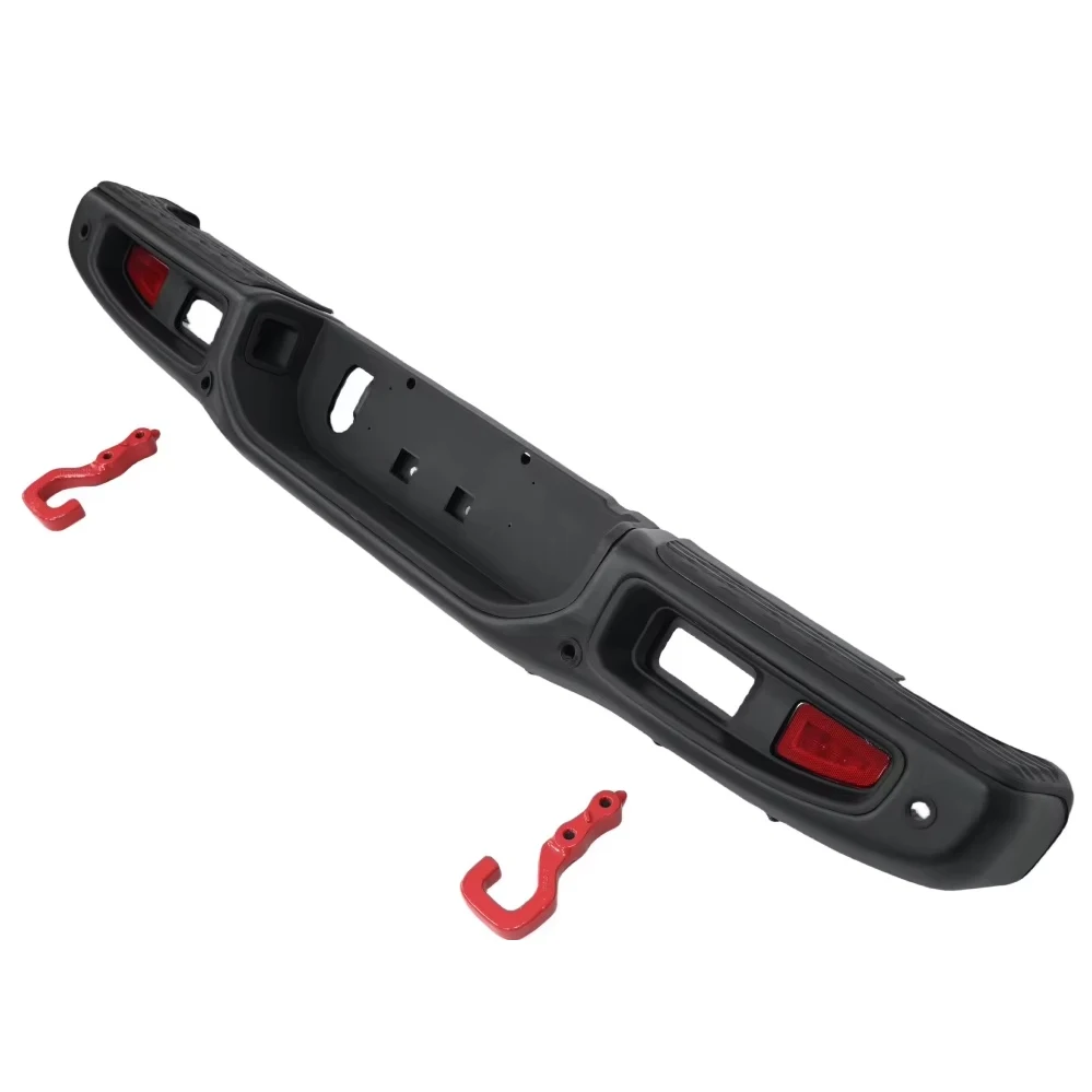 

Car Steel Rear Bumper For Jeep Gladiator JT Pickup 4x4 Off-road Parts With Towing Trailer Hook Car Bumper For Wrangler JT 2018+